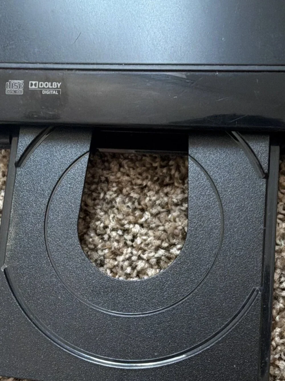 Sony Progressive Scan DVP-SR210P CD/DVD Player Small Mini Slim - Works
